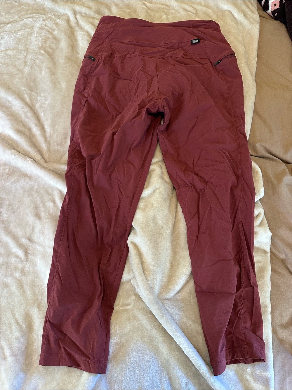 Mountain Hardwear Dynama High Rise Ankle hiking climbing Pant Brown Size Medium